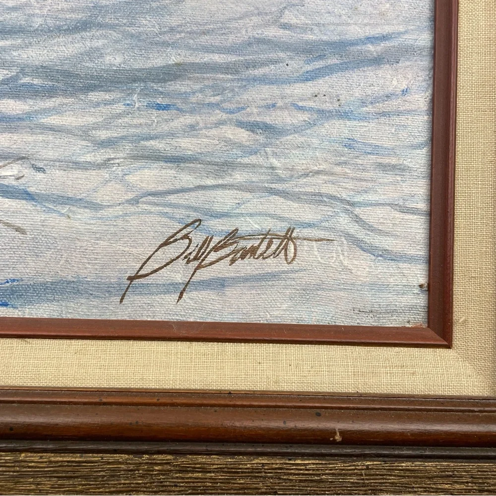 Original Bill Bartelt Oil On Painting Canvas - Picture 2 of 10